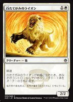 白たてがみのライオン