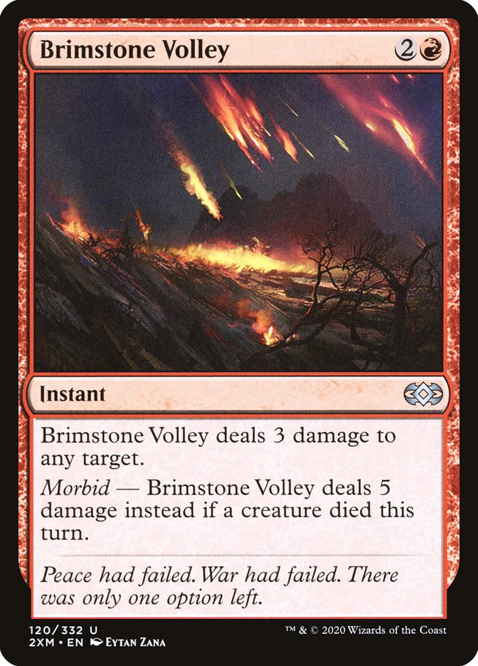 image Brimstone Volley