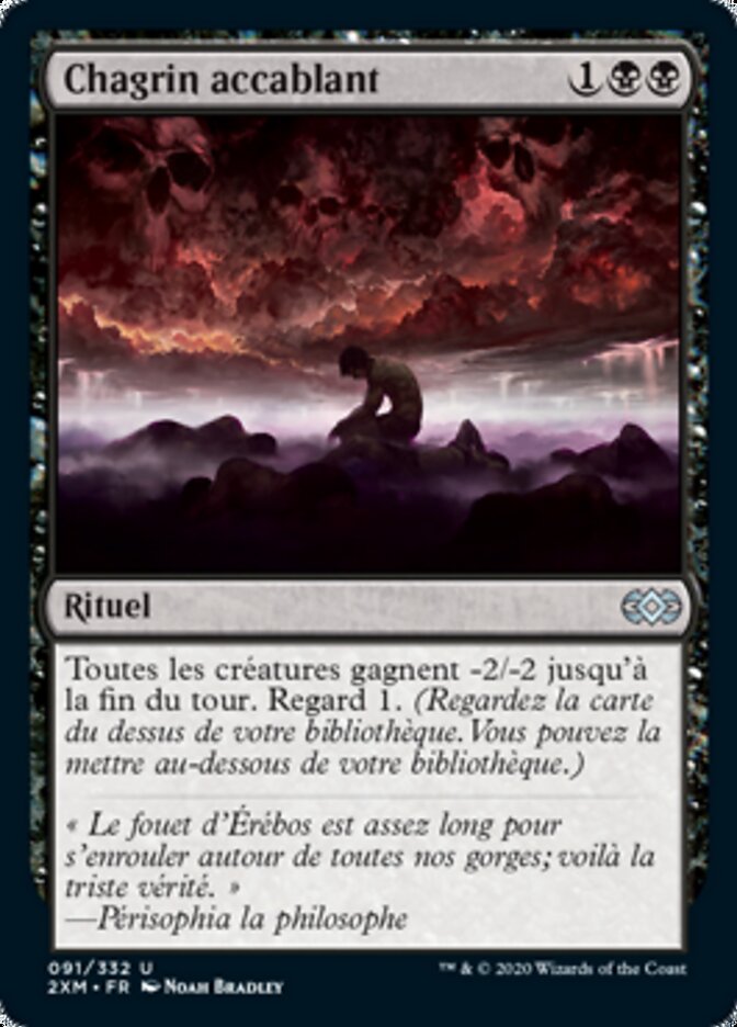 image Chagrin accablant