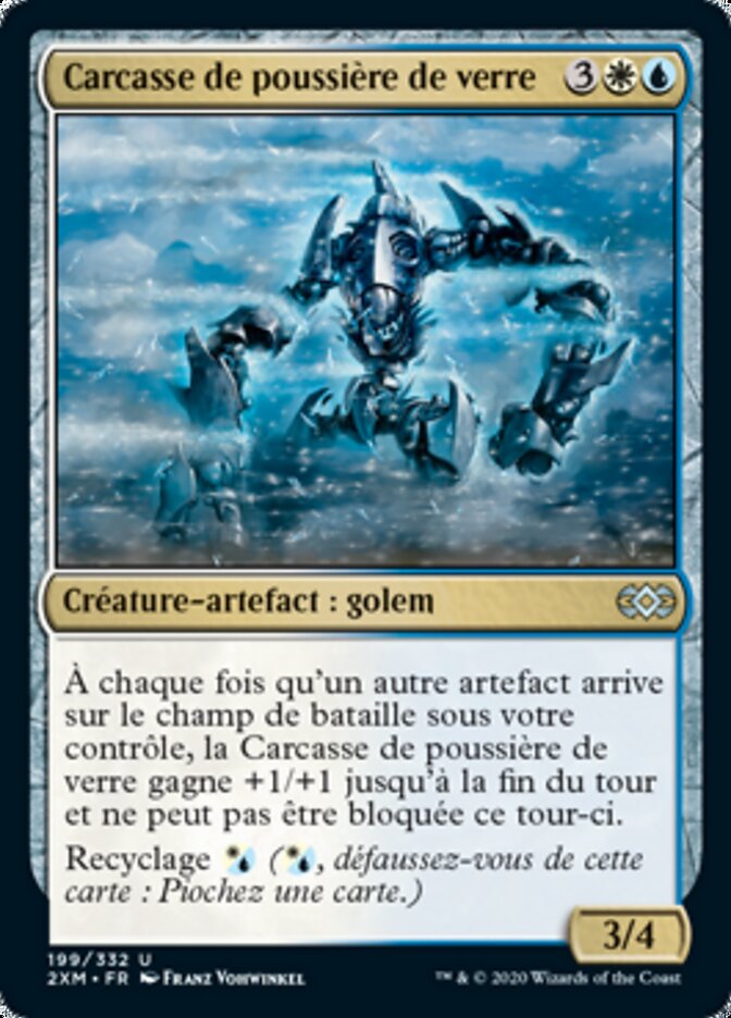 image Carcasse de poussière de verre