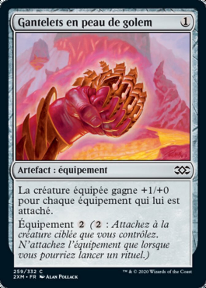 image Gantelets en peau de golem