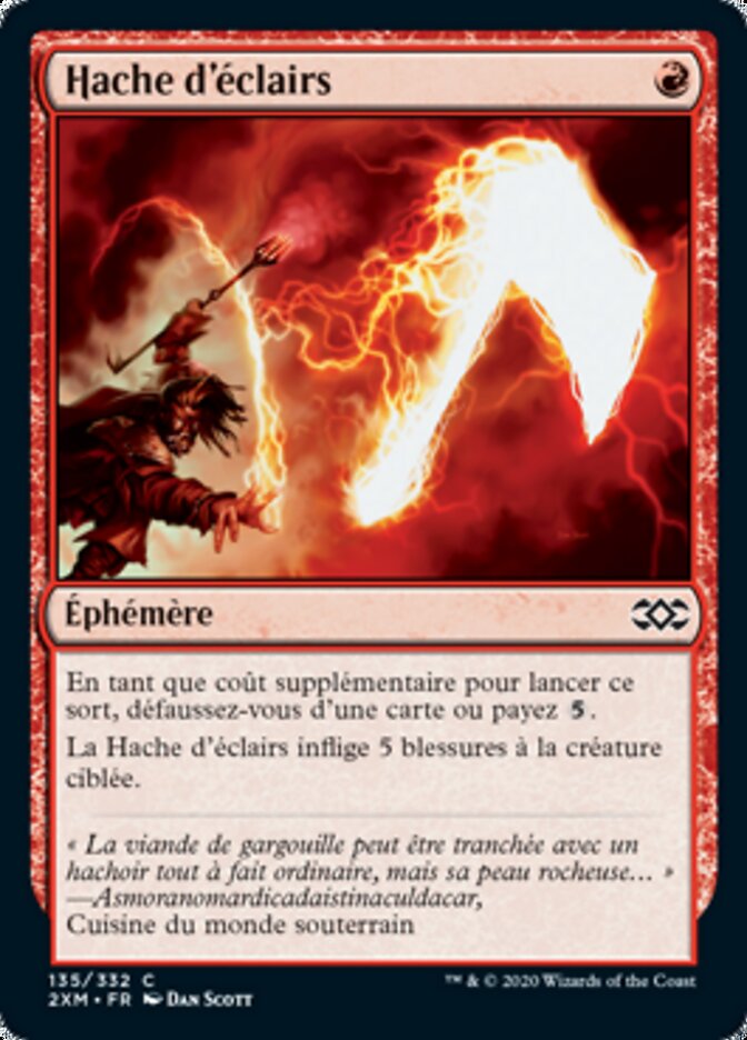 image Hache d'éclairs