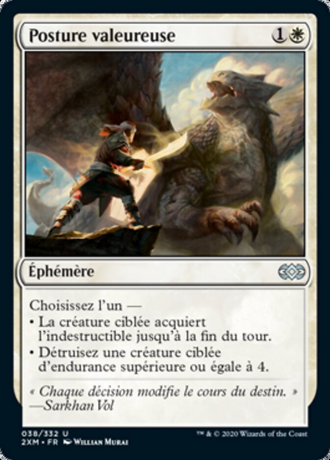 image Posture valeureuse