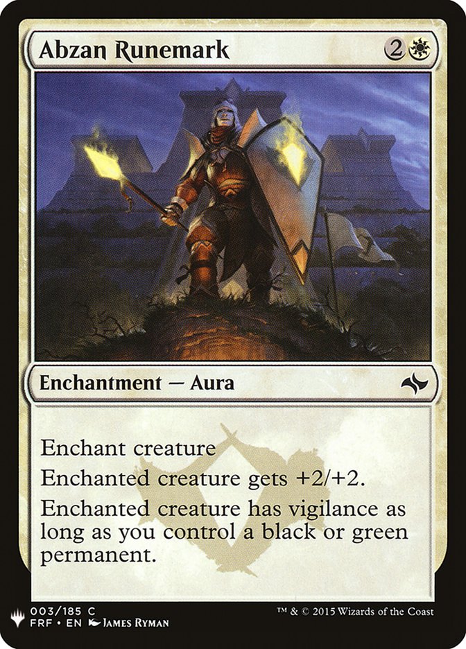 image Abzan Runemark