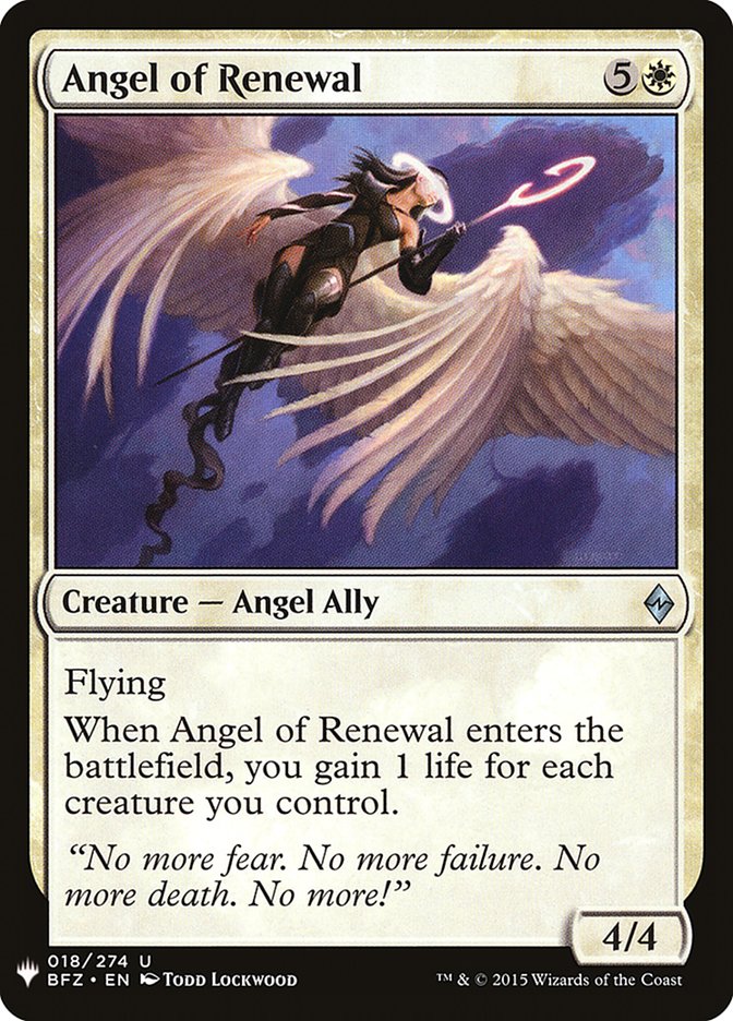 image Angel of Renewal