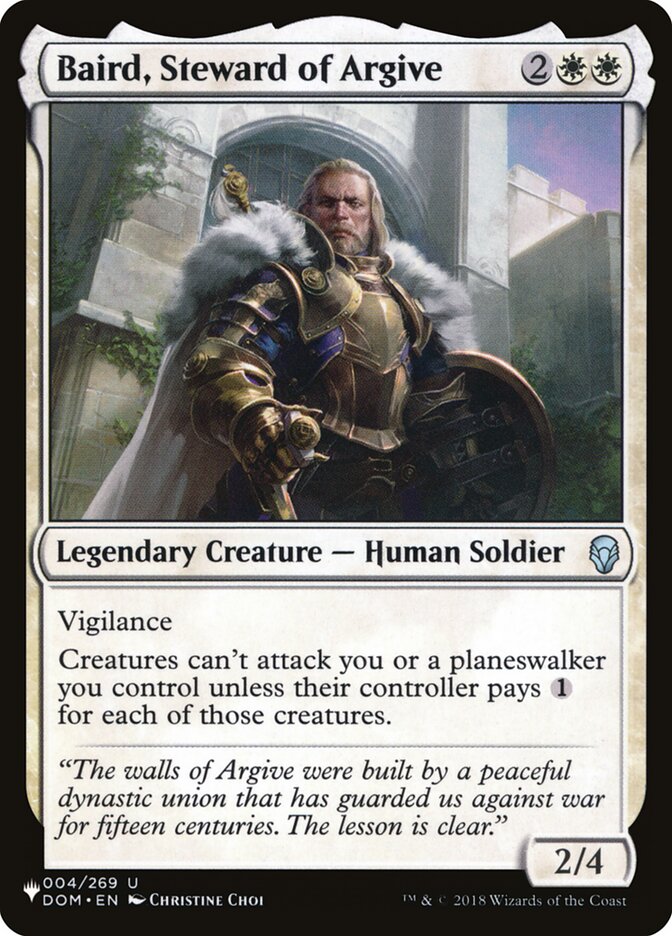 image Baird, Steward of Argive
