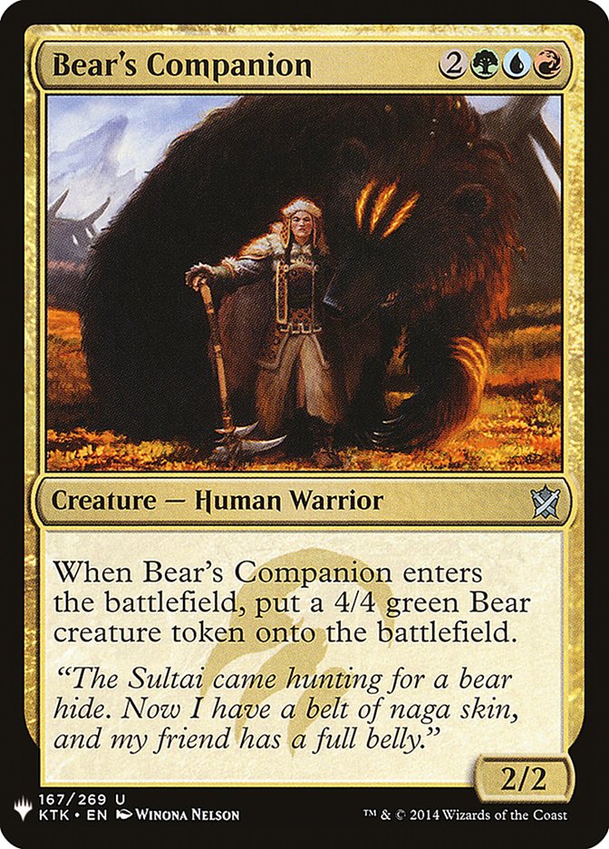 image Bear's Companion