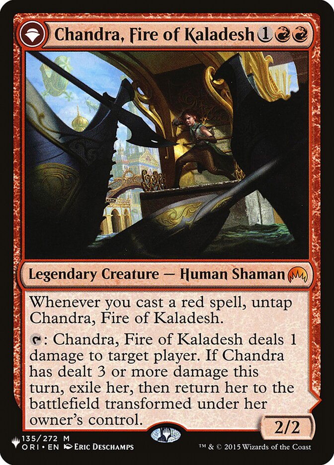 image Chandra, Fire of Kaladesh // Chandra, Roaring Flame