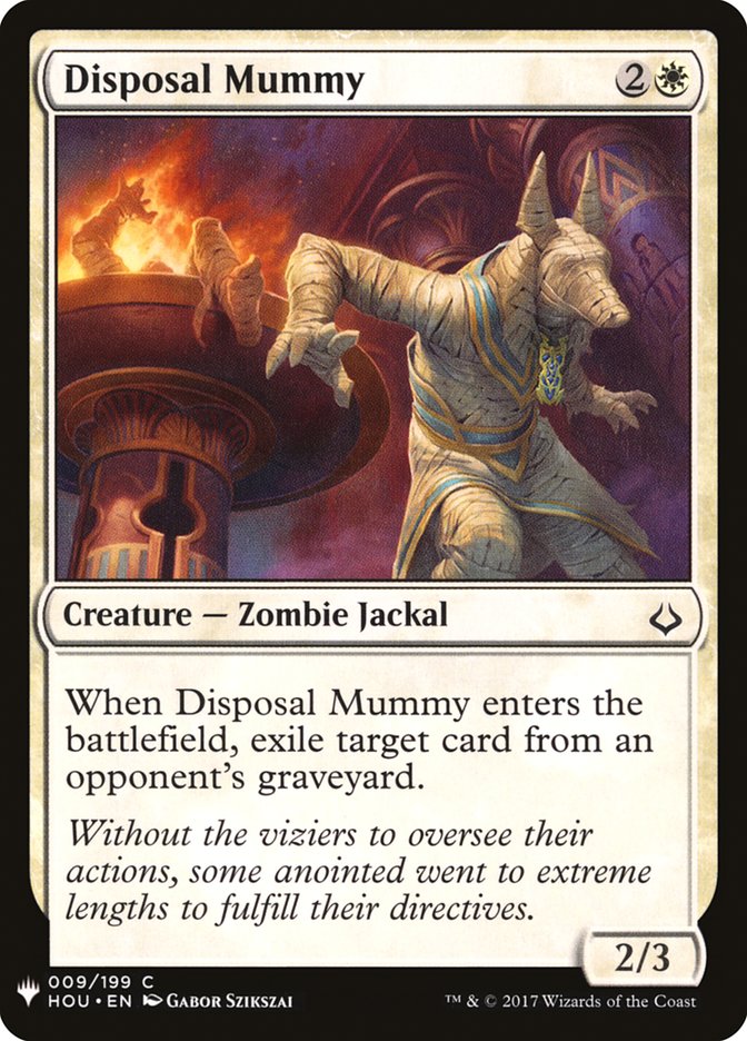 image Disposal Mummy