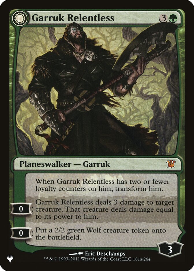 image Garruk Relentless // Garruk, the Veil-Cursed