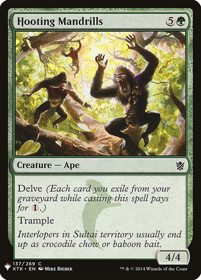 image Hooting Mandrills