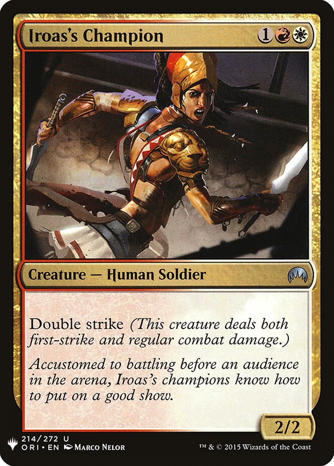 image Iroas's Champion