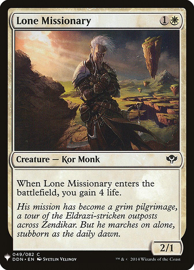 image Lone Missionary