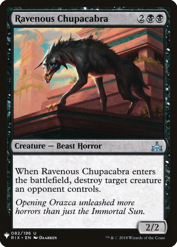image Ravenous Chupacabra