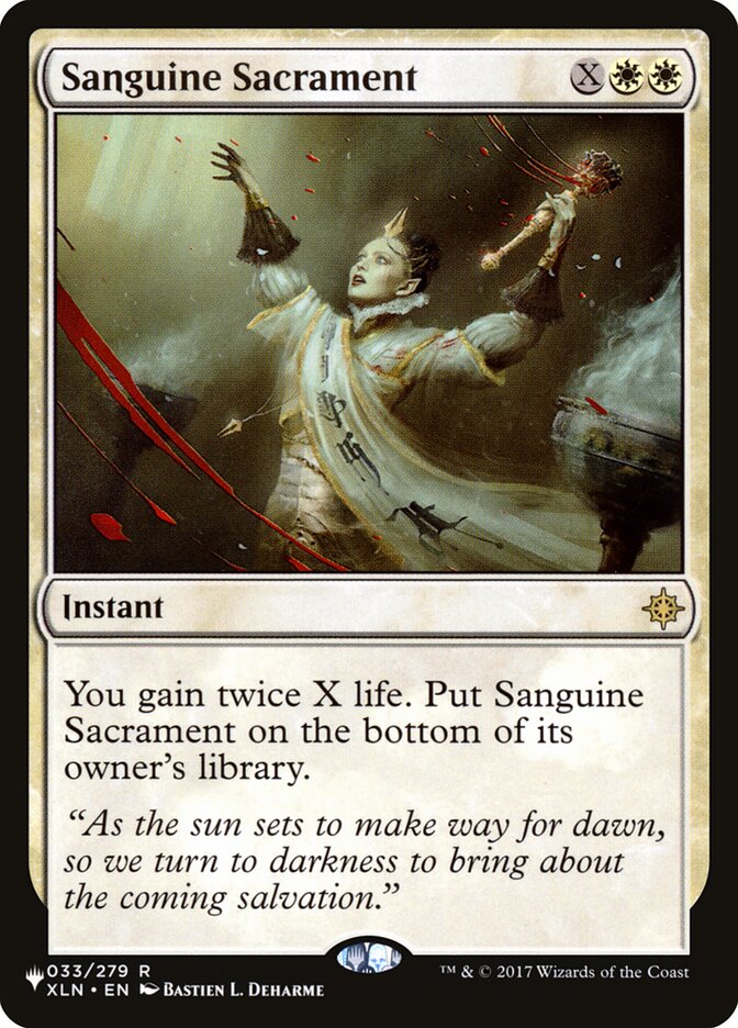 image Sanguine Sacrament