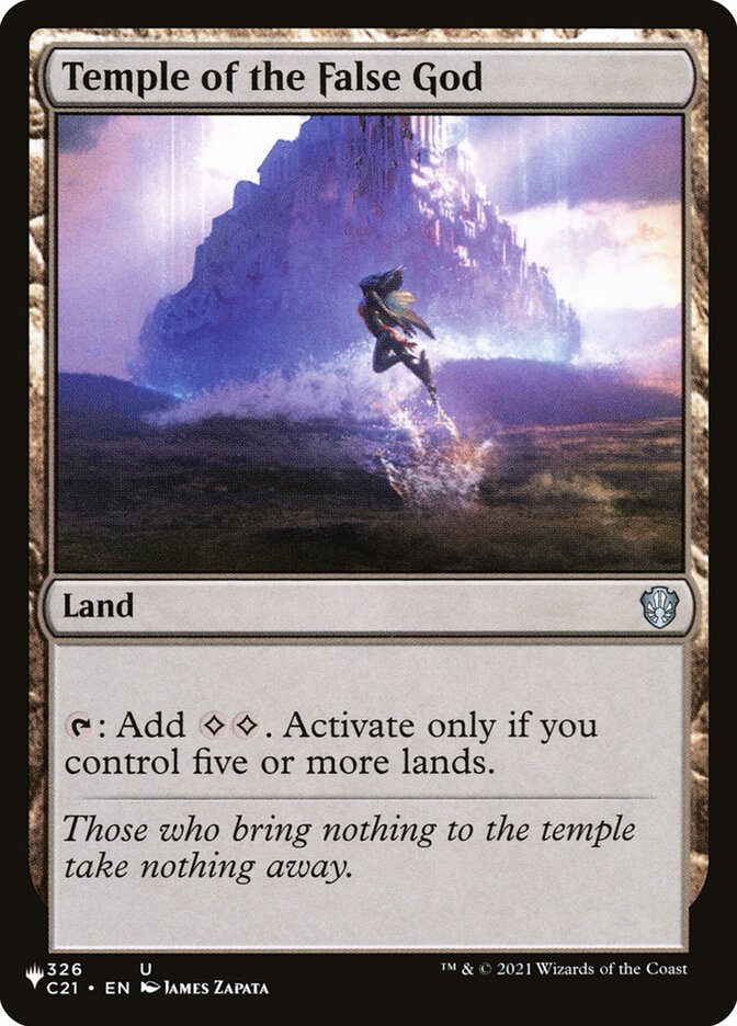 image Temple of the False God
