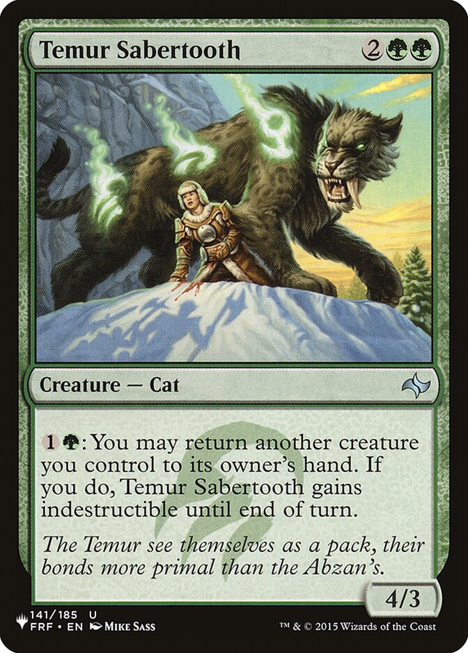 image Temur Sabertooth