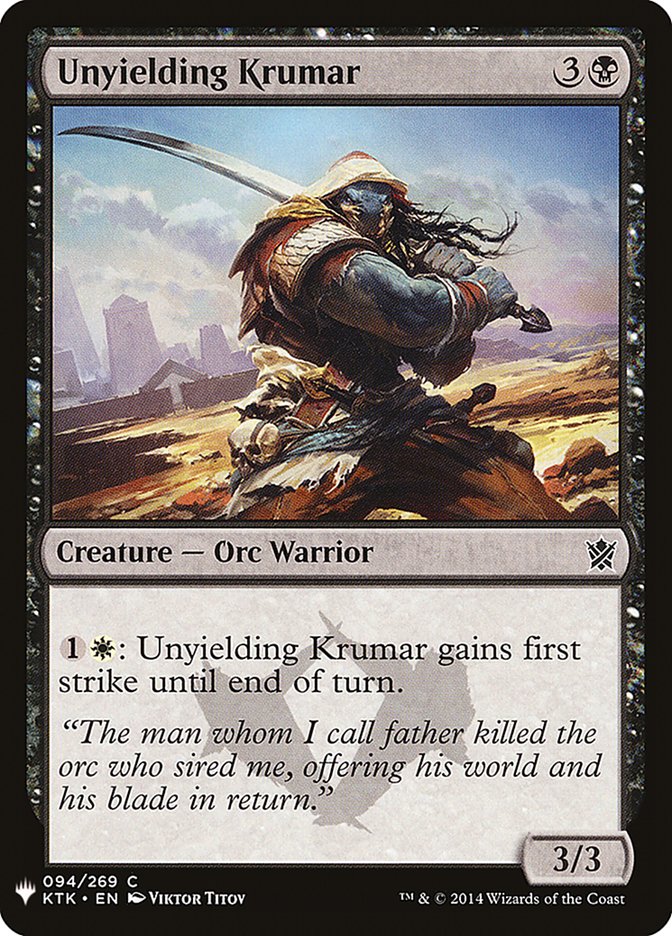 image Unyielding Krumar