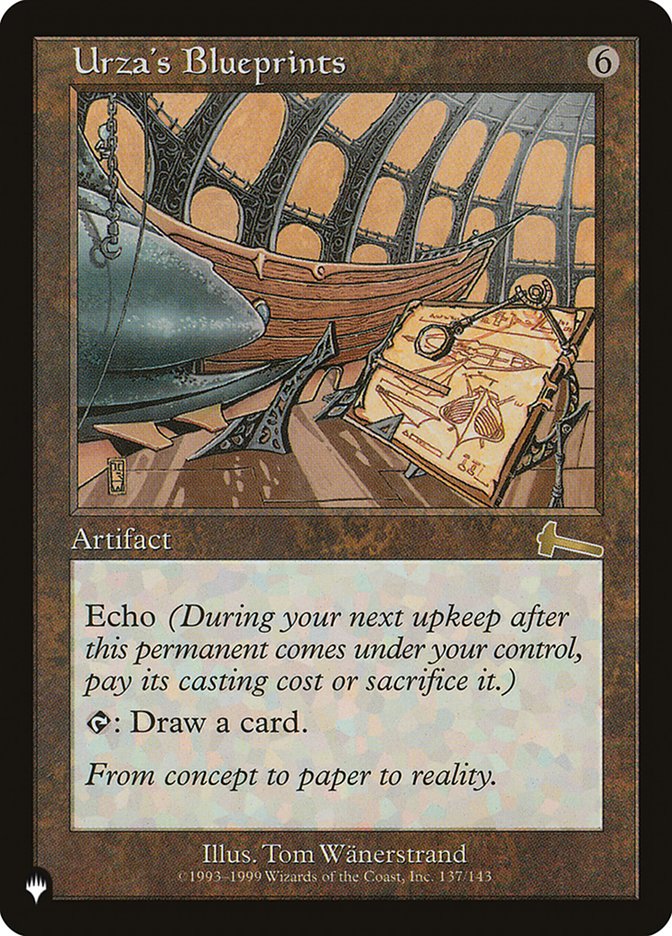 image Urza's Blueprints