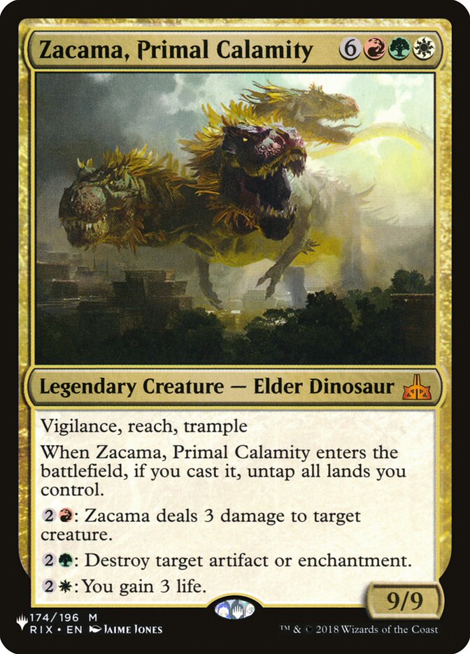 image Zacama, Primal Calamity