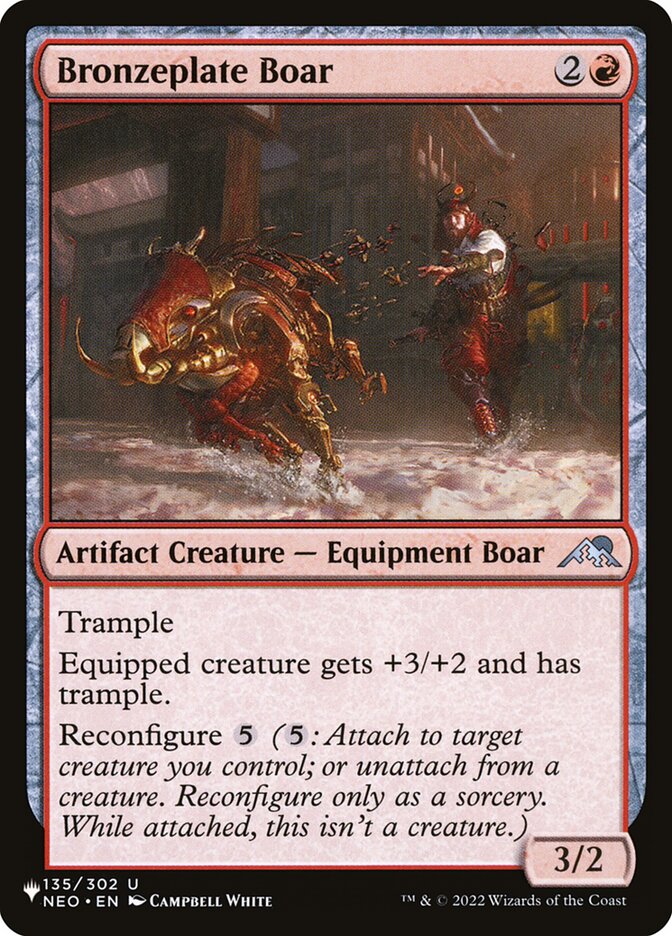 image Bronzeplate Boar
