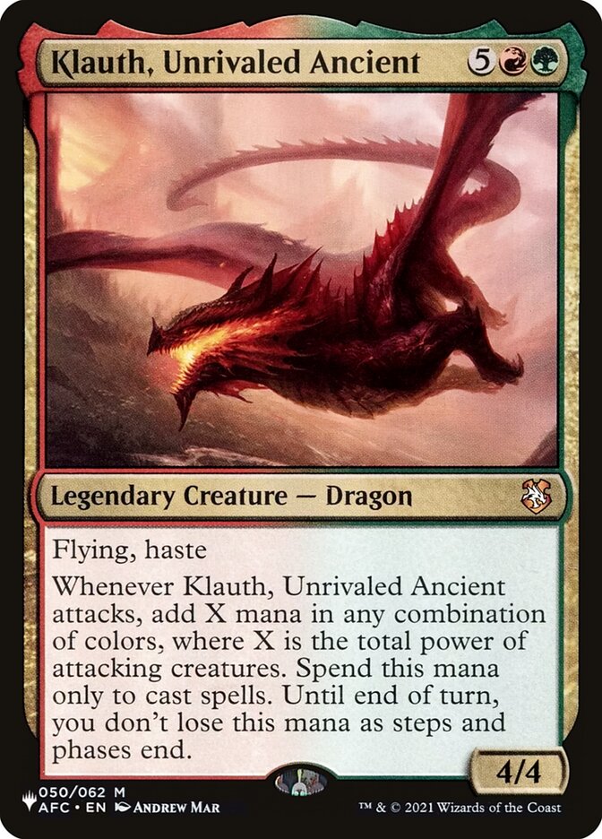 image Klauth, Unrivaled Ancient