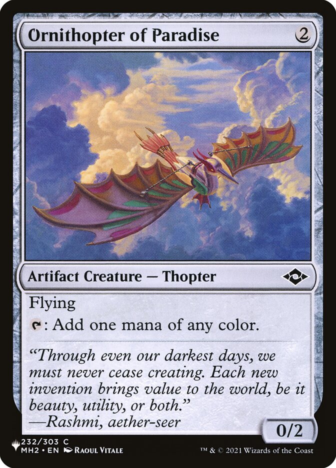 image Ornithopter of Paradise