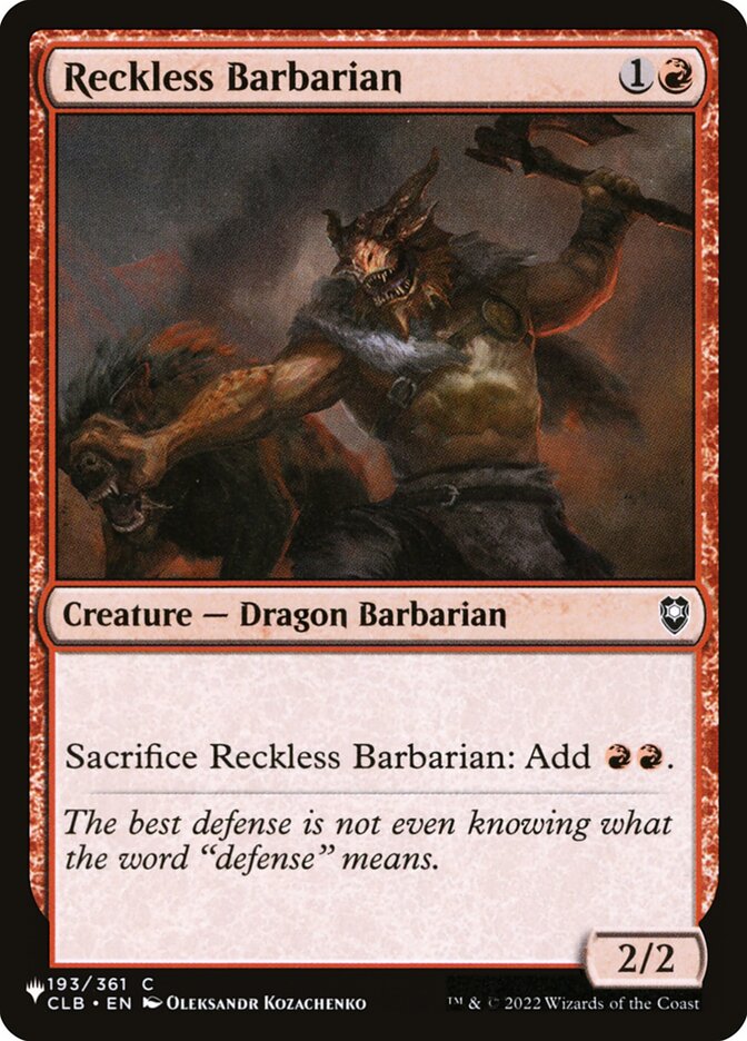 image Reckless Barbarian