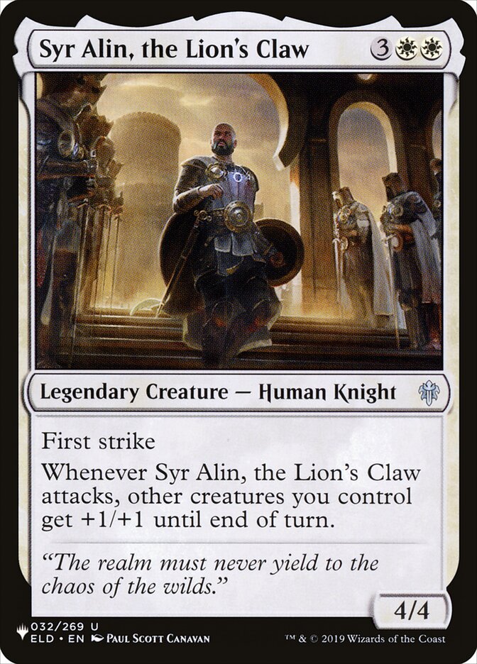 image Syr Alin, the Lion's Claw
