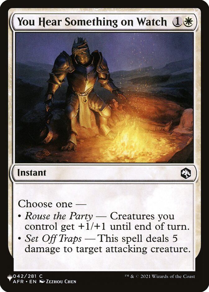 image You Hear Something on Watch