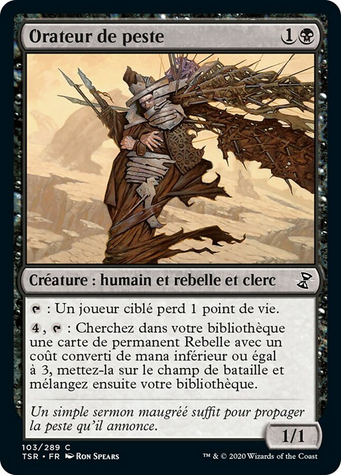 image Orateur de peste