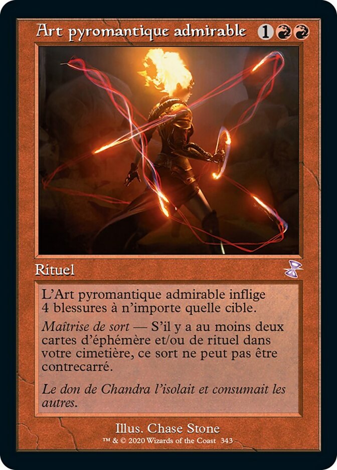 image Art pyromantique admirable