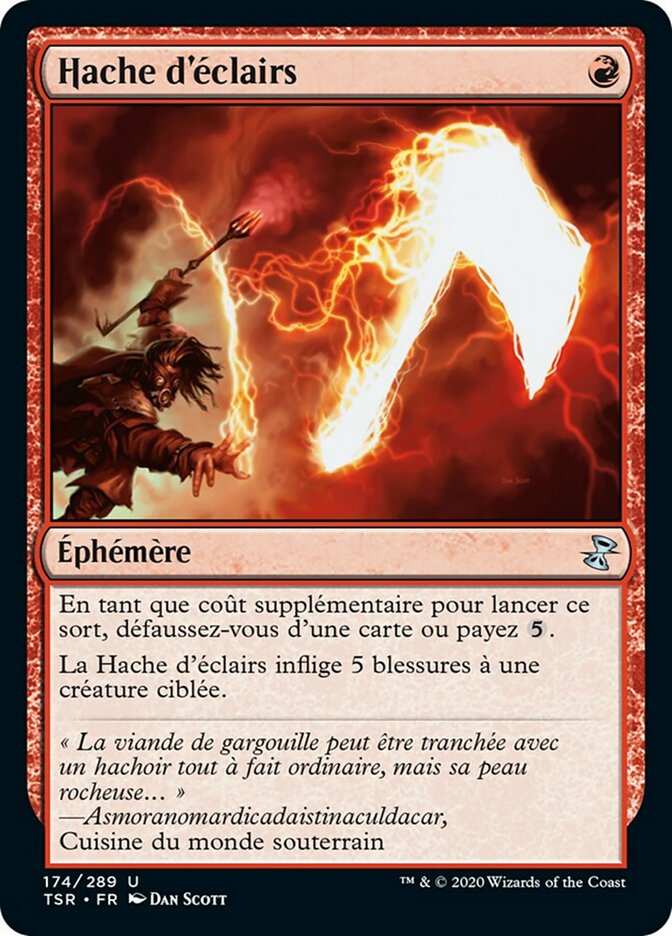 image Hache d'éclairs