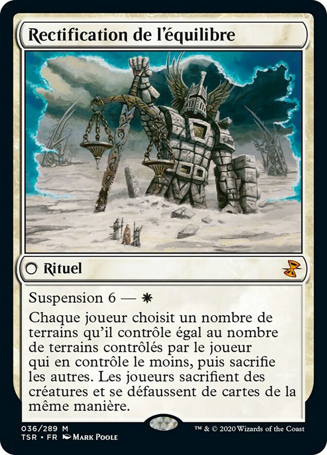 image Rectification de l'équilibre