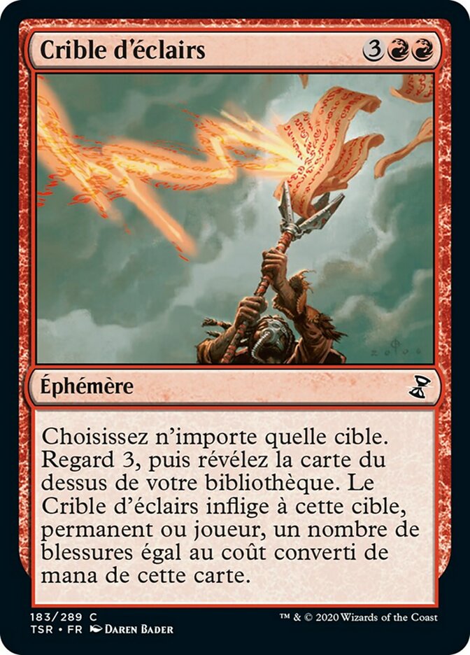 image Crible d'éclairs