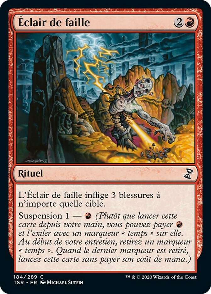 image Éclair de faille