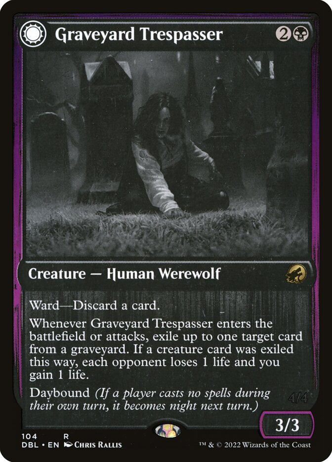 image Graveyard Trespasser // Graveyard Glutton