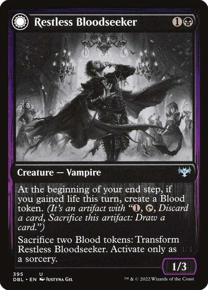 image Restless Bloodseeker // Bloodsoaked Reveler