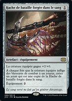 Hache de bataille forgée dans le sang