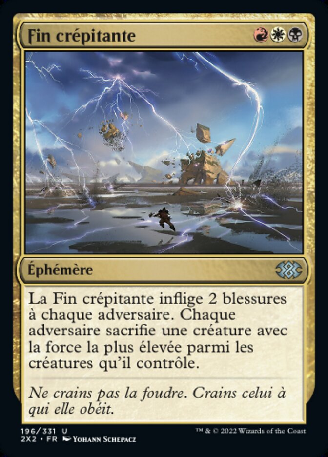 image Fin crépitante