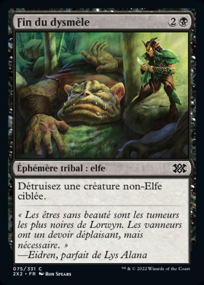 image Fin du dysmèle