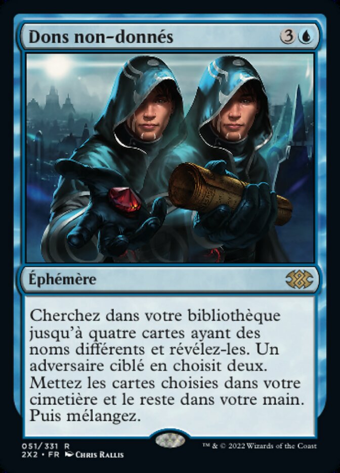 image Dons non-donnés