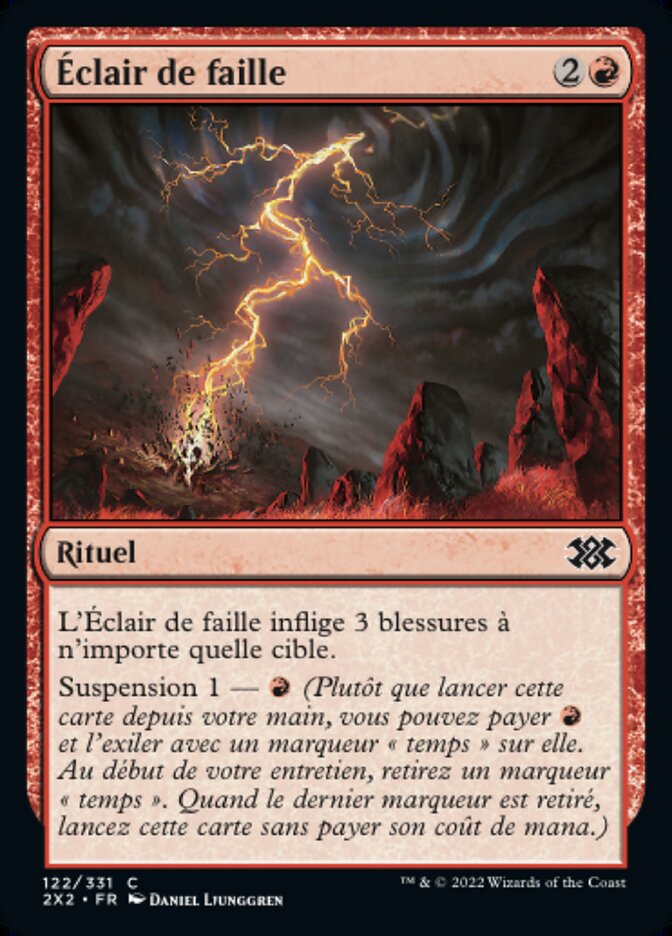 image Éclair de faille