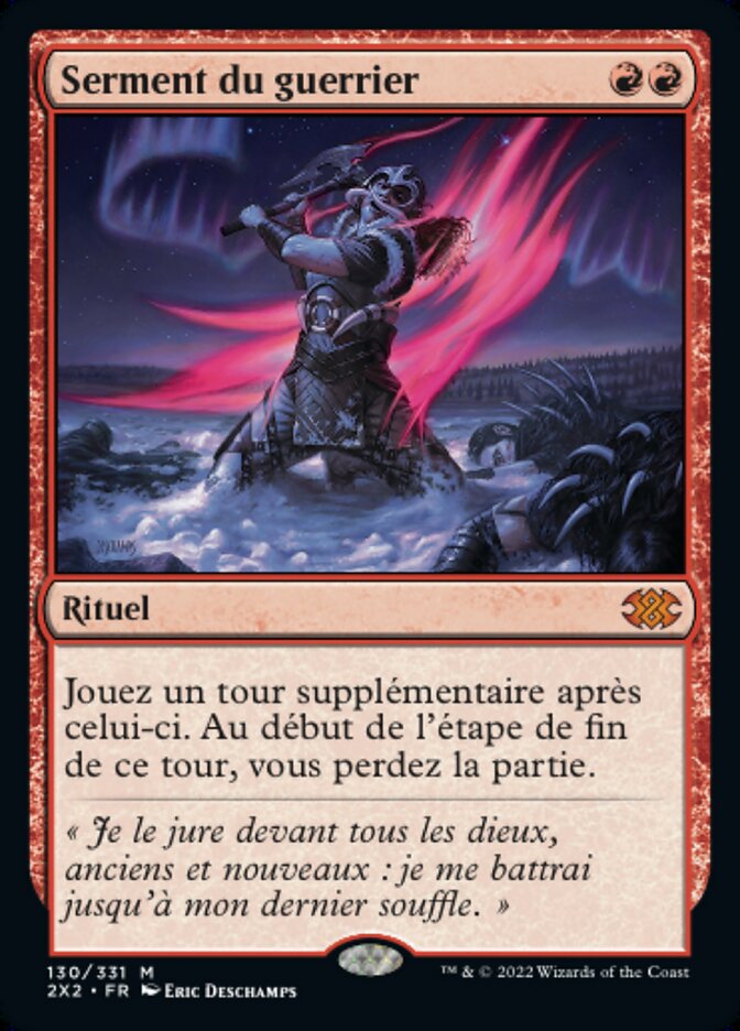 image Serment du guerrier