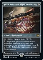 Hache de bataille forgée dans le sang