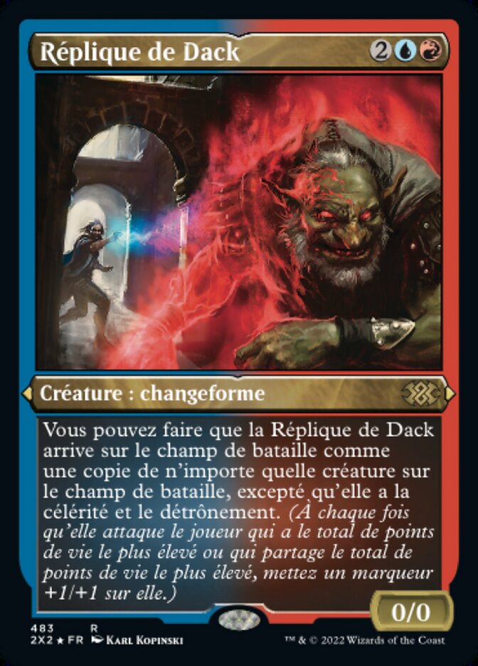 Réplique de Dack