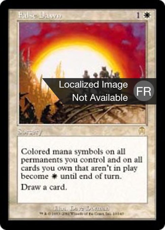 image Aube trompeuse