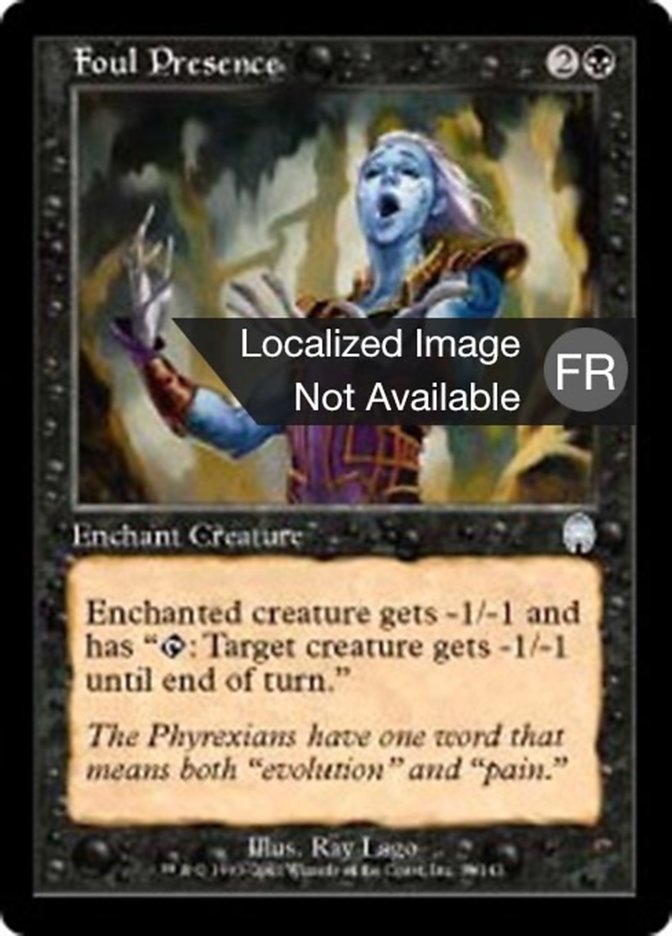 image Présence flétrie