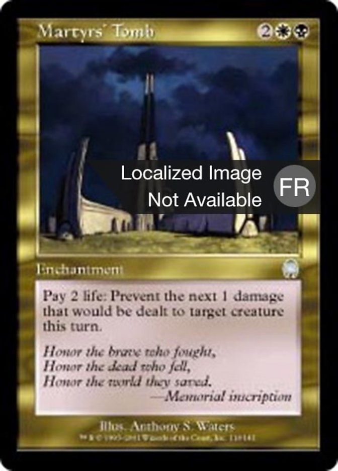 image Tombe des martyres