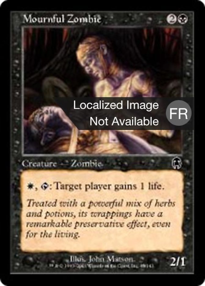 image Zombie éploré